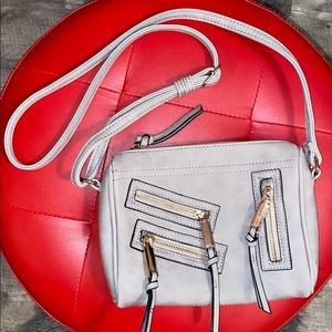 Gray Crossbody Bag